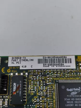  3Com 02-0172-002 Fast Etherlink Ethernet Card 