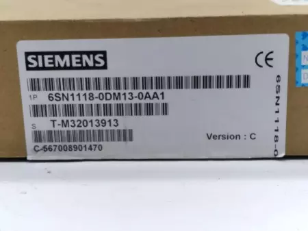 Siemens 6SN1118-0DM13-0AA1 Simodrive 611-D Control 2-Axis Card Module 
