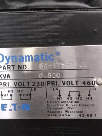 Eaton Dynamatic 9005/9171 Dynamometer Controller 