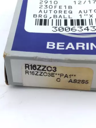 NSK R16ZZC3 Ball Bearing; 1