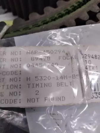 Continental 5320-14M-85 Timing Belt 14mm Pitch, 5320mm Long, 85mm Wide 