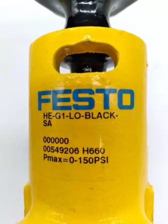   HE-G1-LO-BLACK-SA Piston Gate Valve 549206 H660 