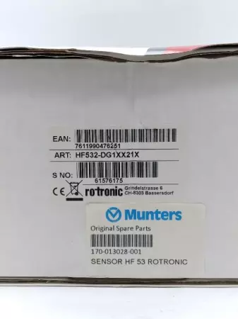 Rotronic HF532-DG1XX21X HygroFlex Temperature Transmitter Serie 4+5 