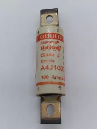 Gould Shawmut A4J100 Amp-Trap Class J Fuse 600V 100Amp 