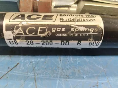  Ace Controls GS-28-200-DD-R-600 Gas Spring Assembly 