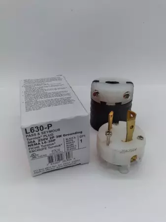 NEW Pass & Seymour L630-P Twist Turn Lock® Plug 