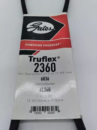 NEW Gates 2360 Truflex® V-Belt 1/2