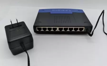  Linksys EZXS88W 8-Port 10/100 Workgroup Ethernet Switch 