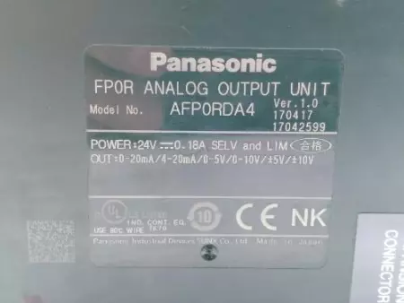  Panasonic FP-X C30T Control Unit W/AFPX-EFP0 Expansion Module 