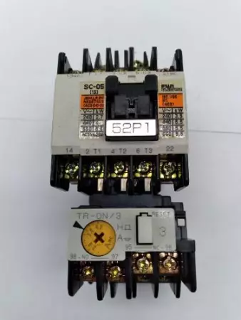  Fuji Electric SC-05 Contactor W/TR-ON/3 Thermal Overload Relay 