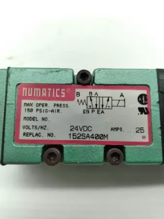 Numatics 152SA400M Solenoid Valve TESTED 