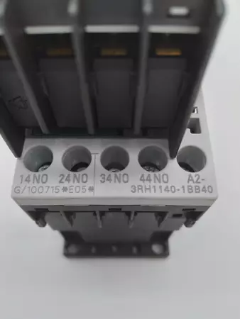 Siemens 3RH1140-1BB40 CONTACTOR RELAY TESTED 