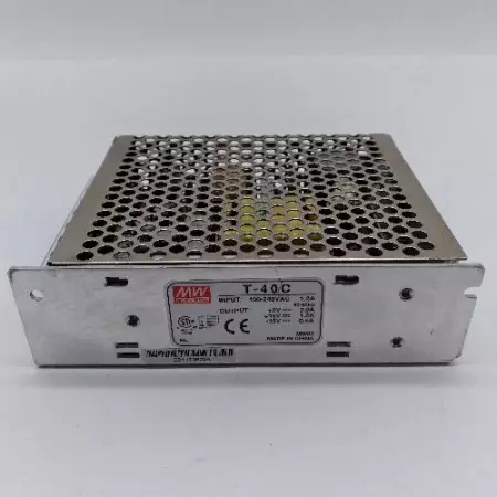  Mean Well T-40C Power Supply  100-240VAC 1.2Amp Input 