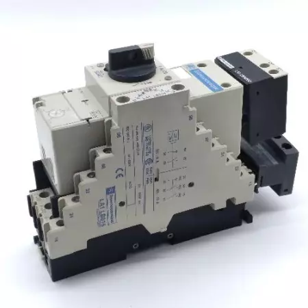  Telemecanique LB1-LB03P02 Starter W/LD1LB030BD Motor Controller and LA1LB080BD 