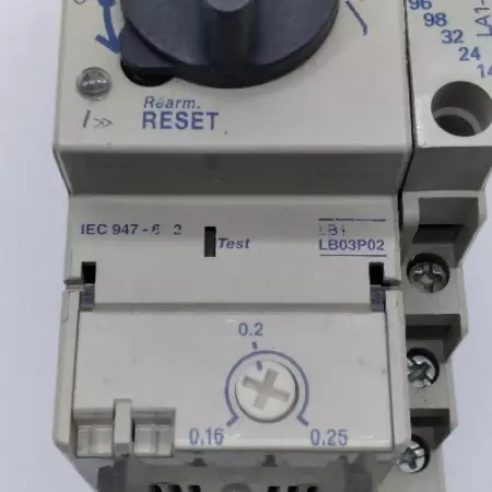  Telemecanique LB1-LB03P02 Starter W/LD1LB030BD Motor Controller and LA1LB080BD 