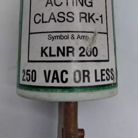  Littelfuse KLNR200 Current Limiting Fuse Class RK-1 250VAC 200Amp 