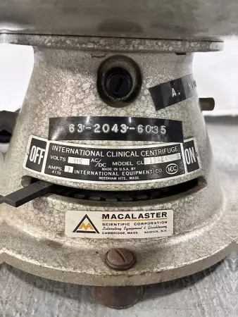 International Equipment 19424M-B Clinical Centrifuge 