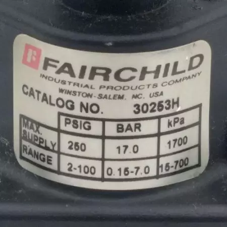 Fairchild 30253H Industrial Compact Precision Pressure Regulator 