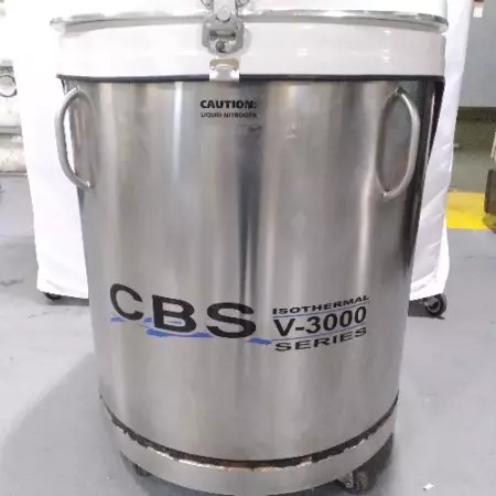 Custom BioGenic Systems ASC24T V-3000 Isothermal Liquid Nitrogen Tank Freezer 