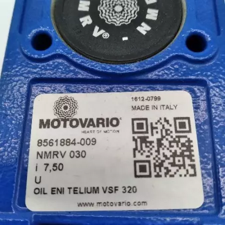 Motovario 8561884-009 NMRV 030 Right Angle Gear Reducer 7.5:1 Ratio 