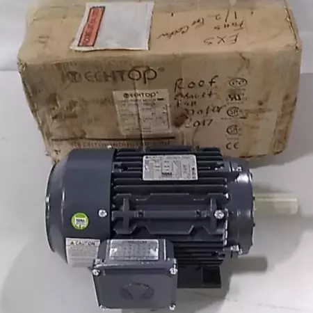 Techtop GR3-AL-TF-145T-4-B-D-2 Inverter Duty AC Motor 2HP Frame 145T 