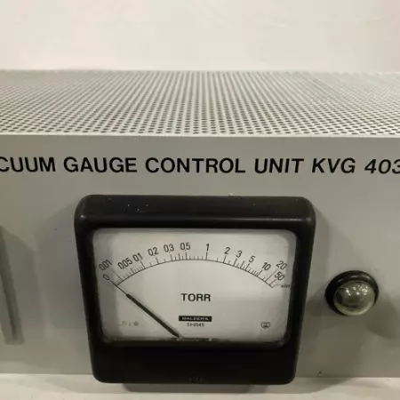 Balzers KVG 403-1 Vacuum Gauge Controller Unit 