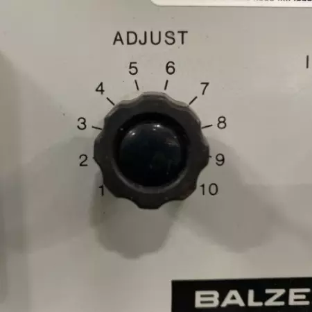 Balzers RVG 2 Valve Control Unit 