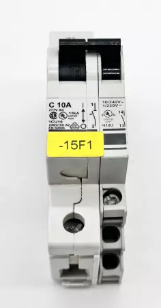  Altech Corp. C 10A Circuit Breaker 277V 10Amp 1-Pole W/H10U Aux. Switch 