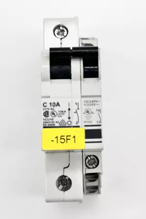  Altech Corp. C 10A Circuit Breaker 277V 10Amp 1-Pole W/H10U Aux. Switch 