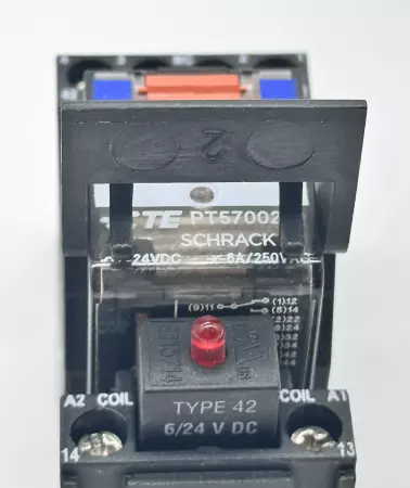 SHRACK PT570024 RELAY TYPE 42 