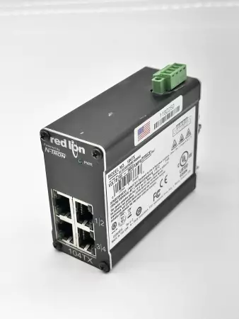  Red Lion Controls 104TX N-Tron Industrial Ethernet Switch 