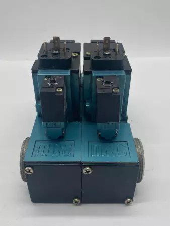  MAC 82A-AB-FPA-TM-DDFP-1DA Solenoid Valves Assembly w/ Manifold Block 