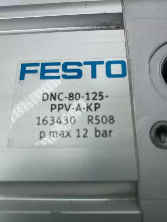 Festo DNC-80-125-PPV-A-KP Pneumatic Cylinder 80mm Bore 125mm Stroke 