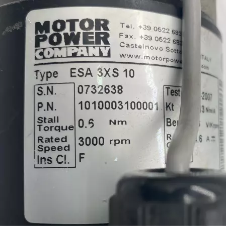 Motor Power Co. ESA 3XS 10 Servo Motor with Actuator 