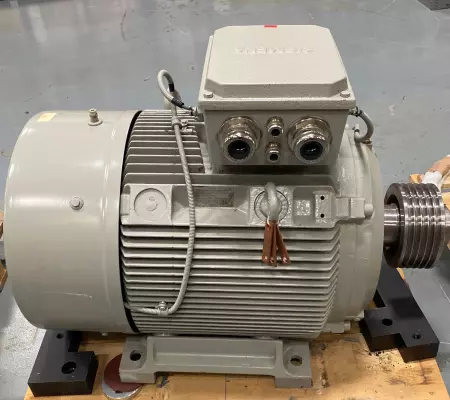 Siemens 1LG6-253-2AA60-Z AC Motor, 75HP/55.9kW 