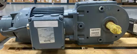 Trutzschler CFG00-215/DPK9122-241 Gearmotor,1.34HP W/Gearbox Ratio 26.5:1 