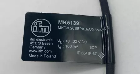 IFM MK5139 T-Slot Cylinder Sensor 