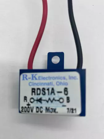 NEW R-K Electronics RDS1A-6 Transient Voltage Filters 200V DC Max 