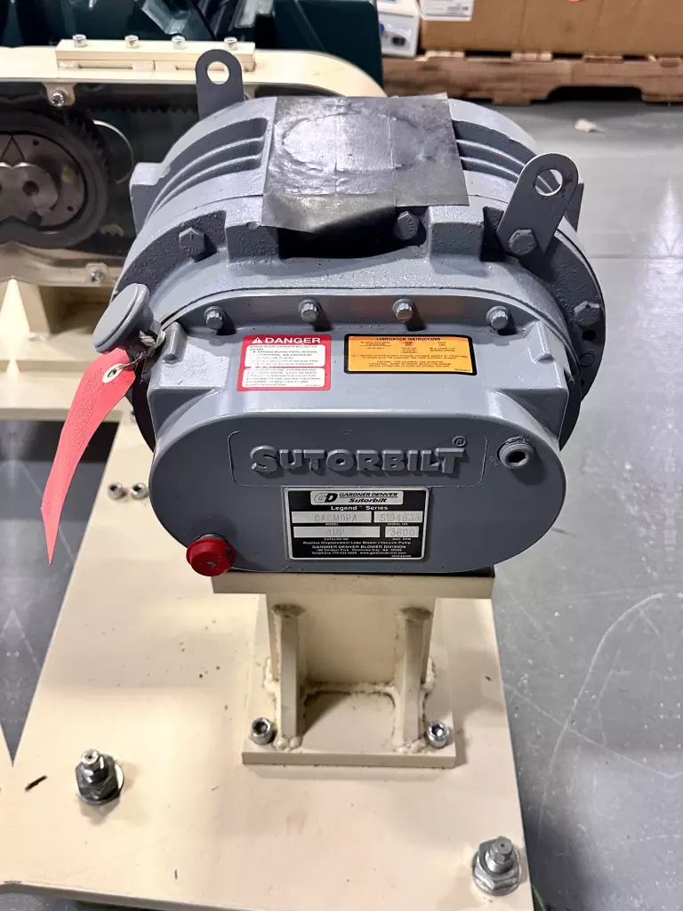 Gardner Denver GACMDPA Sutorbilt Blower Pump W/S865108-SH-T2 Reliance Motor 