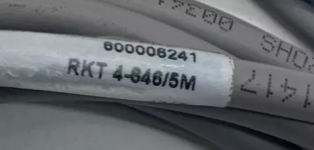 Lumberg RKT 4-646/5M Sensor Cable 5M Length 
