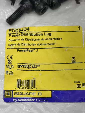 NEW Square D PDC6JD4 Power Distribution Lug Lot of 3