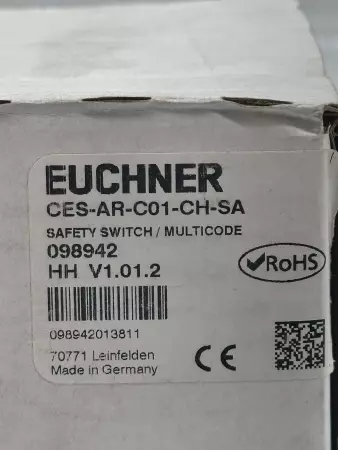 Euchner CES-AR-C01-CH-SA Safety Switch, 24VDC 50mA 