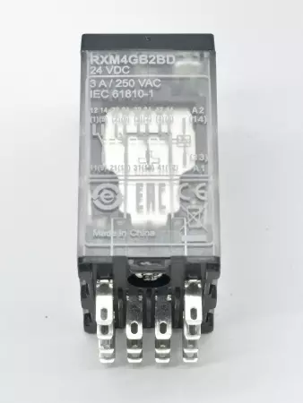 Schneider Electric RXM4GB2BD SAFETY Relay 24VDC 250 VAC 3Amp Lot of 10