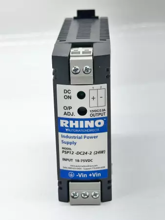 AutomationDirect PSP12-DC24-2 Rhino™ Industrial Power Supply 12VDC 2.0A 
