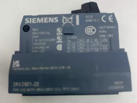  Siemens 3RV2901-2E Auxiliary Contact Block 