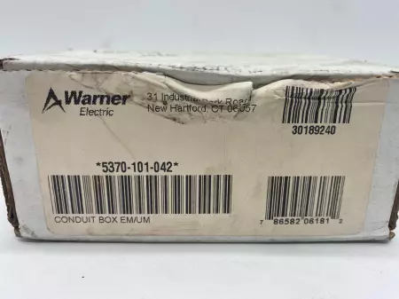 NEW Warner Electric 5370-101-042 Conduit Box 