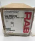 NEW RAB Lighting GL100HR Globe Glass 100 Series 