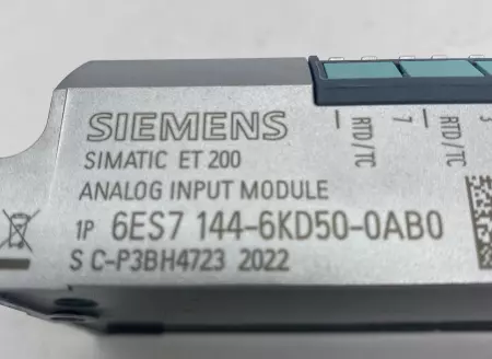 Siemens 6ES7 144-6KD50-0AB0 Simatic ET200 Analog Input Module 