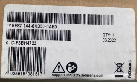Siemens 6ES7 144-6KD50-0AB0 Simatic ET200 Analog Input Module 