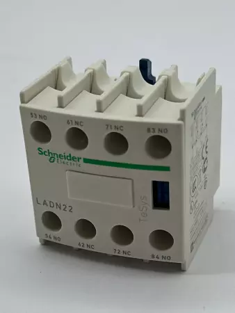 Schneider Electric LADN22 Auxiliary Contact Block 600VAC 10Amp 